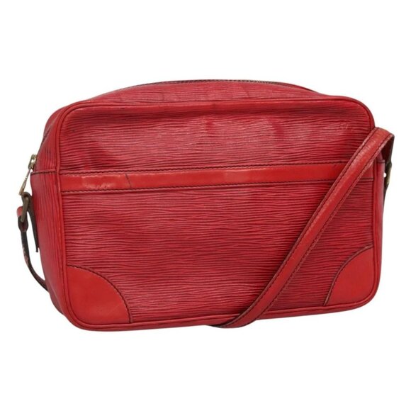 LOUIS VUITTON Epi Trocadero 23 Shoulder Bag Red
